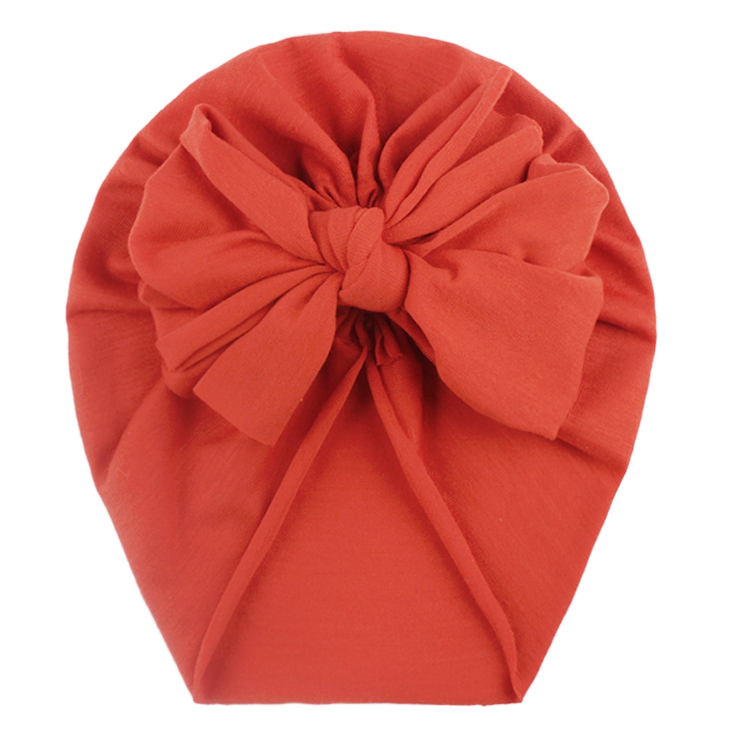 Headband Hat Bowknot Print Turban Headband With Solid Bow Knotted