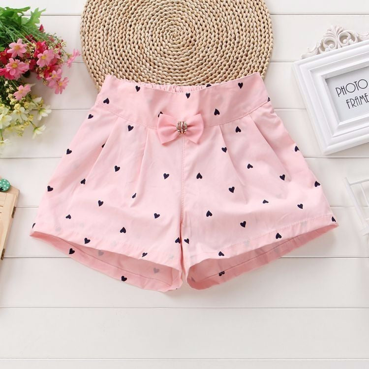 Kids Summer Shorts Bow Princess Shorts for Girls