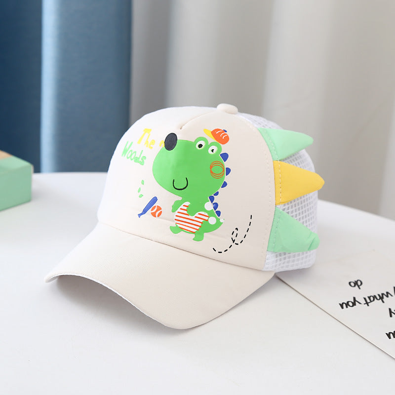 Cartoon Dinosaur Kids Baseball Summer Caps