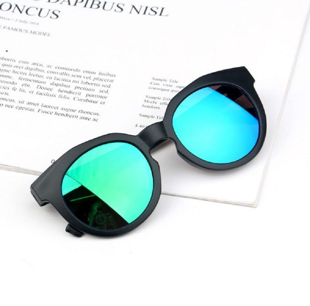 Kids Summer Sunglasses for Boys and Girls - Solid Frame Goggles Eyeglasses UV400