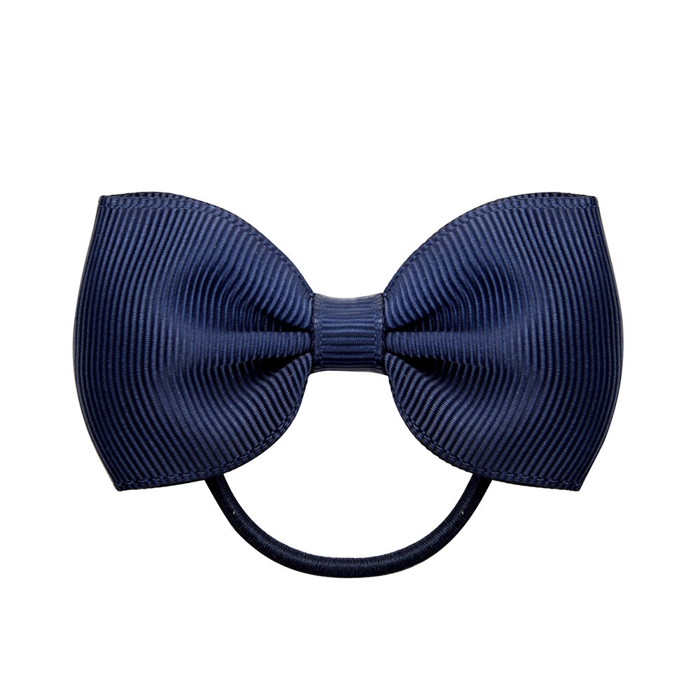 Small Mini Solid Baby Elastic Bow Tie For Girls