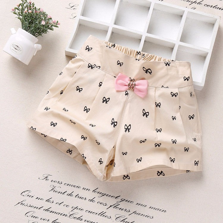 Kids Summer Shorts Bow Princess Shorts for Girls