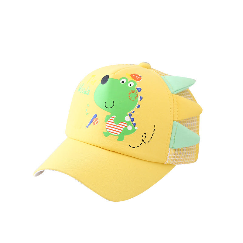 Cartoon Dinosaur Kids Baseball Summer Caps