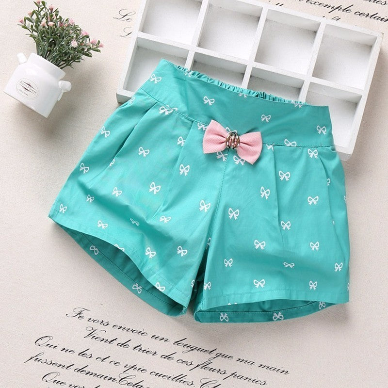 Kids Summer Shorts Bow Princess Shorts for Girls