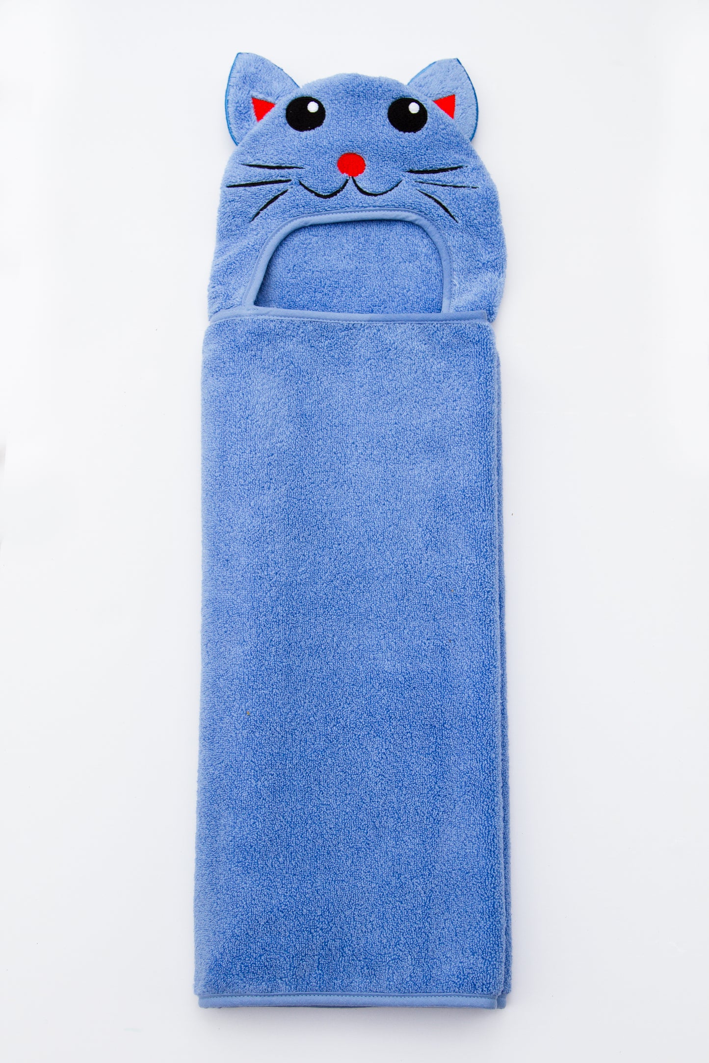 Cat Hooded Cotton Turkish Bath Towel