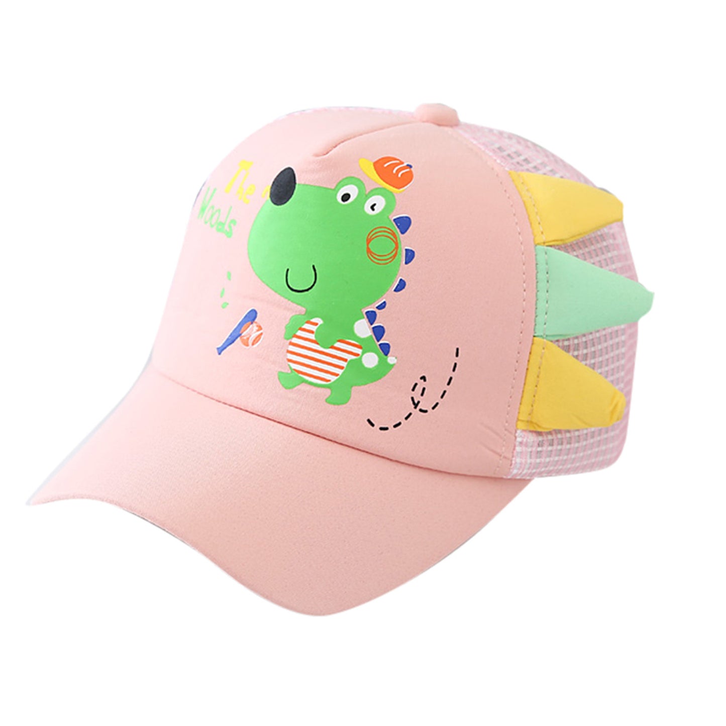 Cartoon Dinosaur Kids Baseball Summer Caps