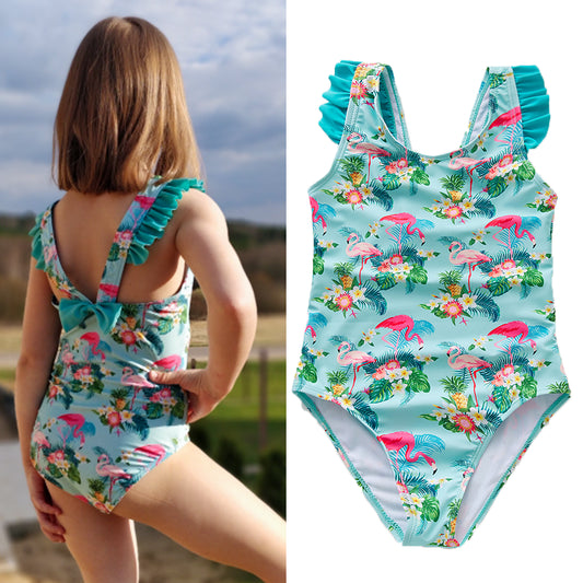 Girls Swimwear 3-10Years Children Swimsuit One Piece