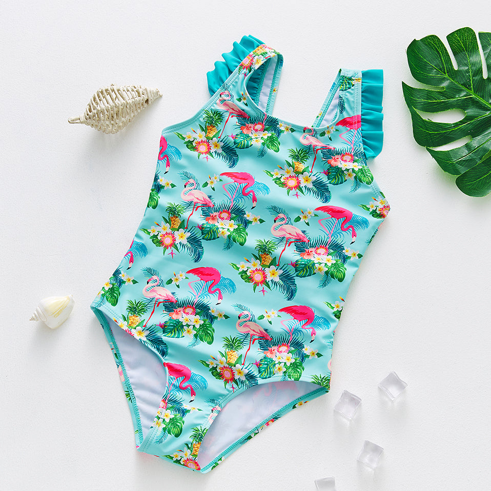 Girls Swimwear 3-10Years Children Swimsuit One Piece