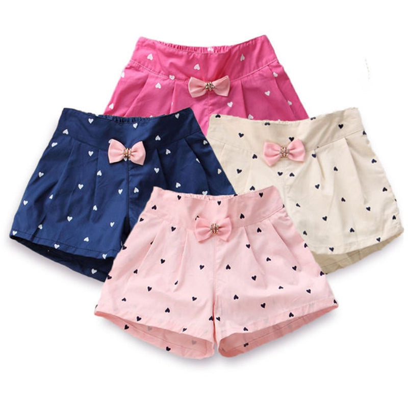 Kids Summer Shorts Bow Princess Shorts for Girls