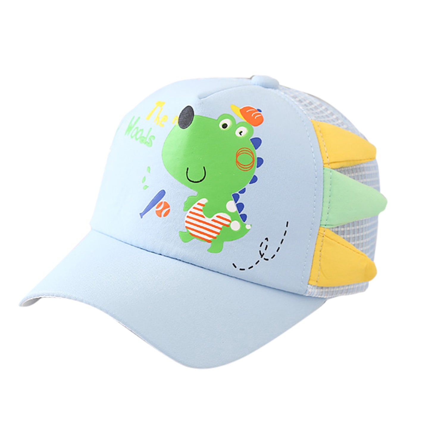 Cartoon Dinosaur Kids Baseball Summer Caps