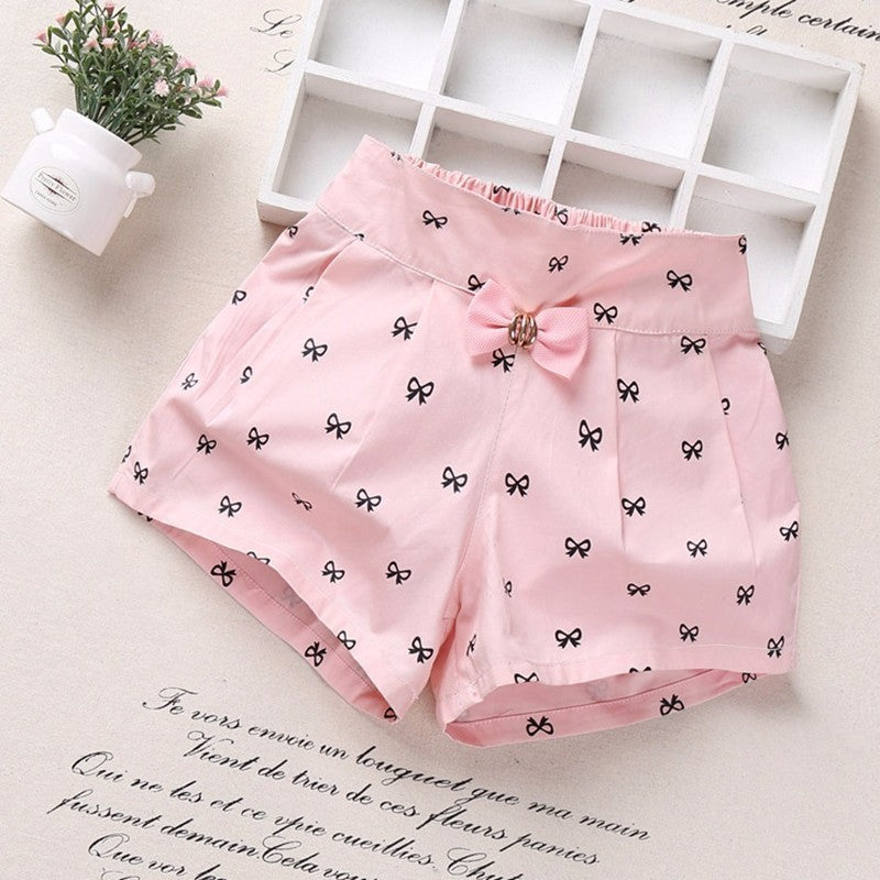 Kids Summer Shorts Bow Princess Shorts for Girls