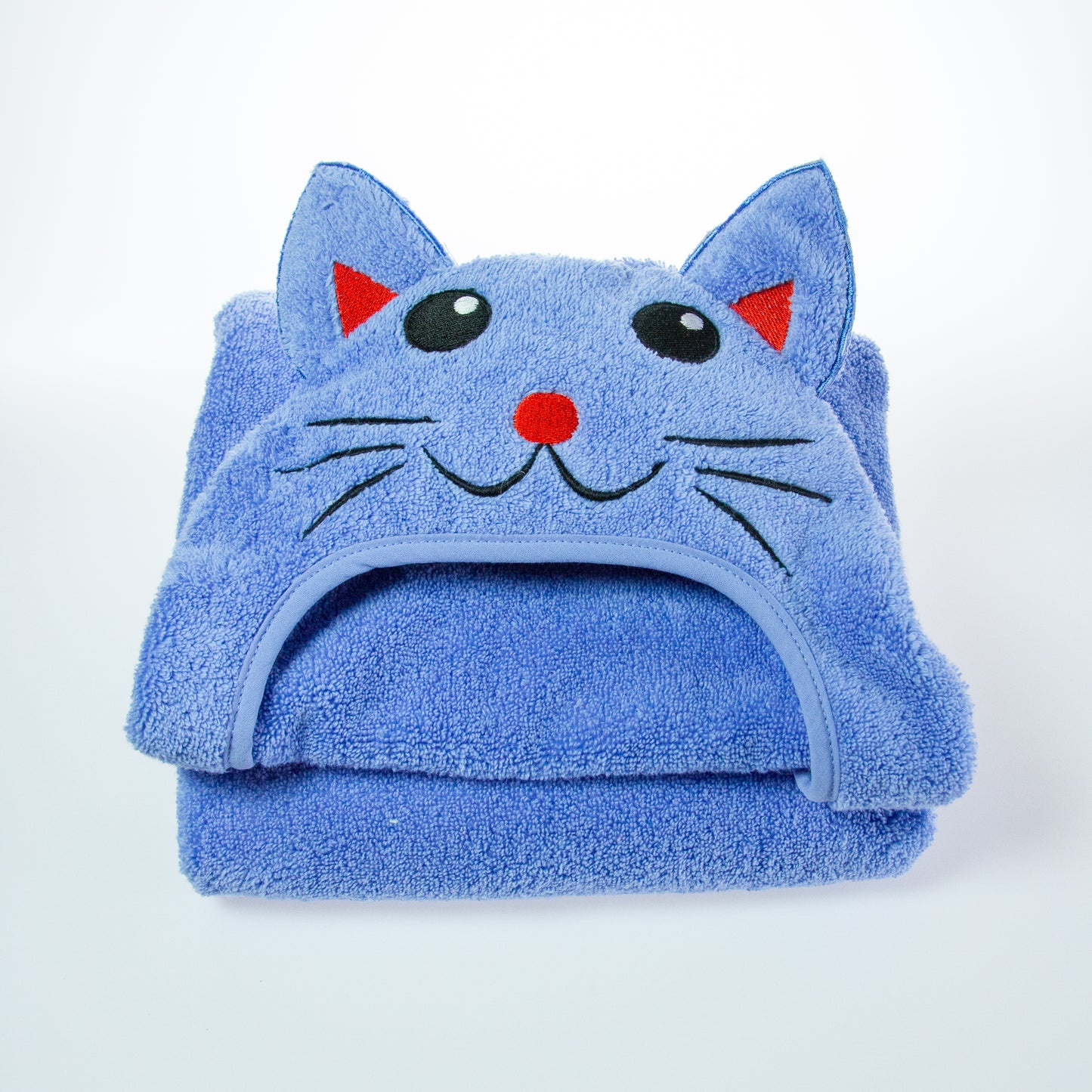 Cat Hooded Cotton Turkish Bath Towel