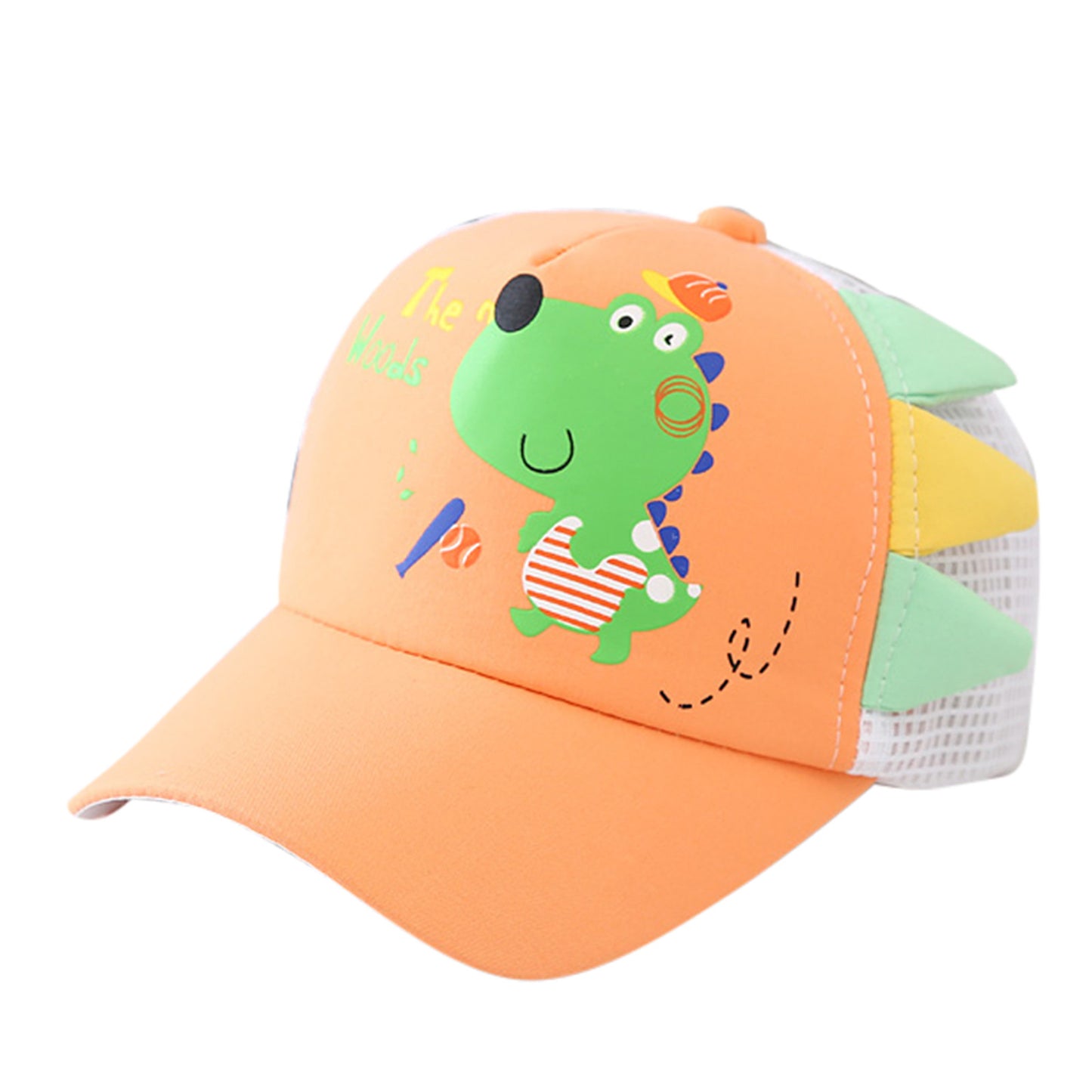 Cartoon Dinosaur Kids Baseball Summer Caps