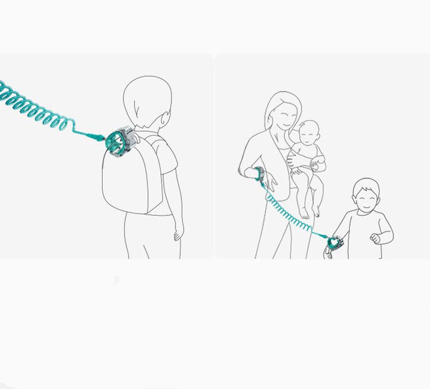 Anti Lost Wrist Link Add Key Lock Baby Walker Toddler Leash Safety Harness Baby Strap Wristband Adjustable Kid Walking Hand Belt