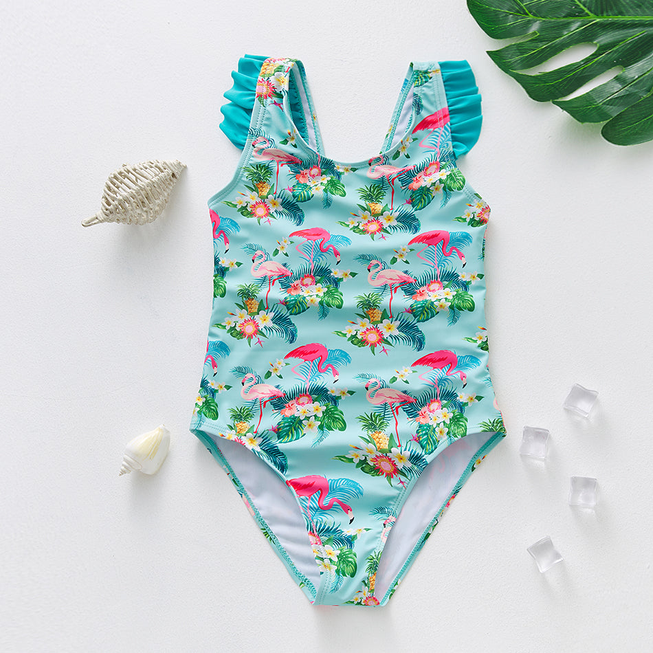 Girls Swimwear 3-10Years Children Swimsuit One Piece