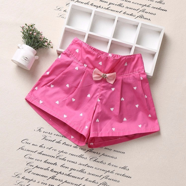 Kids Summer Shorts Bow Princess Shorts for Girls