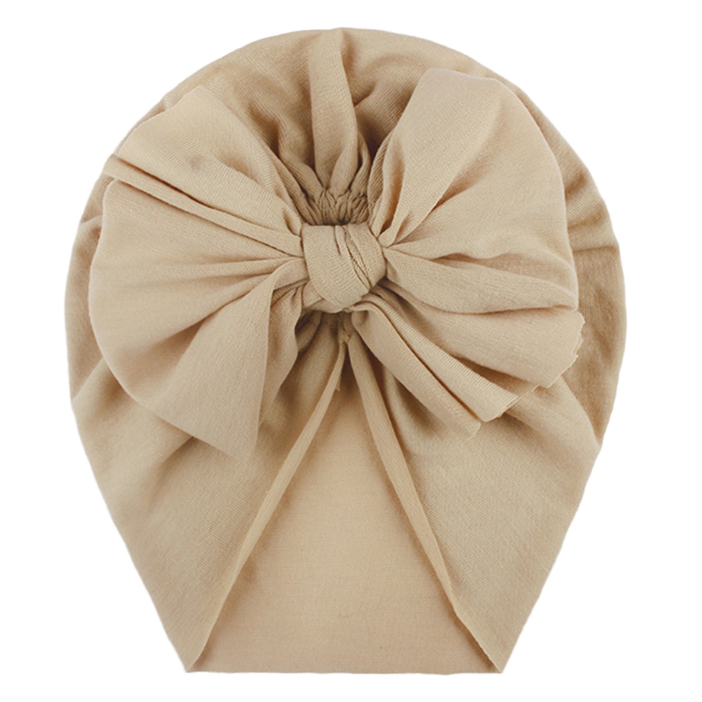 Headband Hat Bowknot Print Turban Headband With Solid Bow Knotted