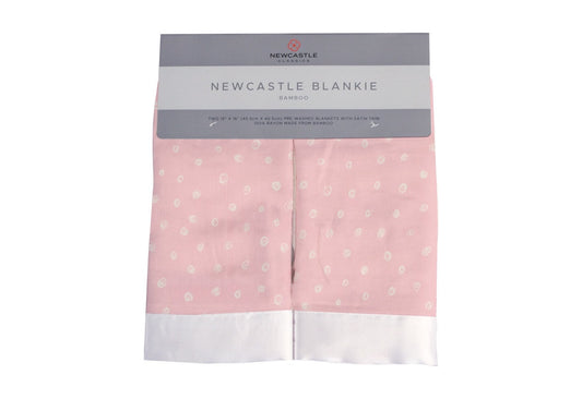 Pink Pearl Polka Dot Newcastle Blankie