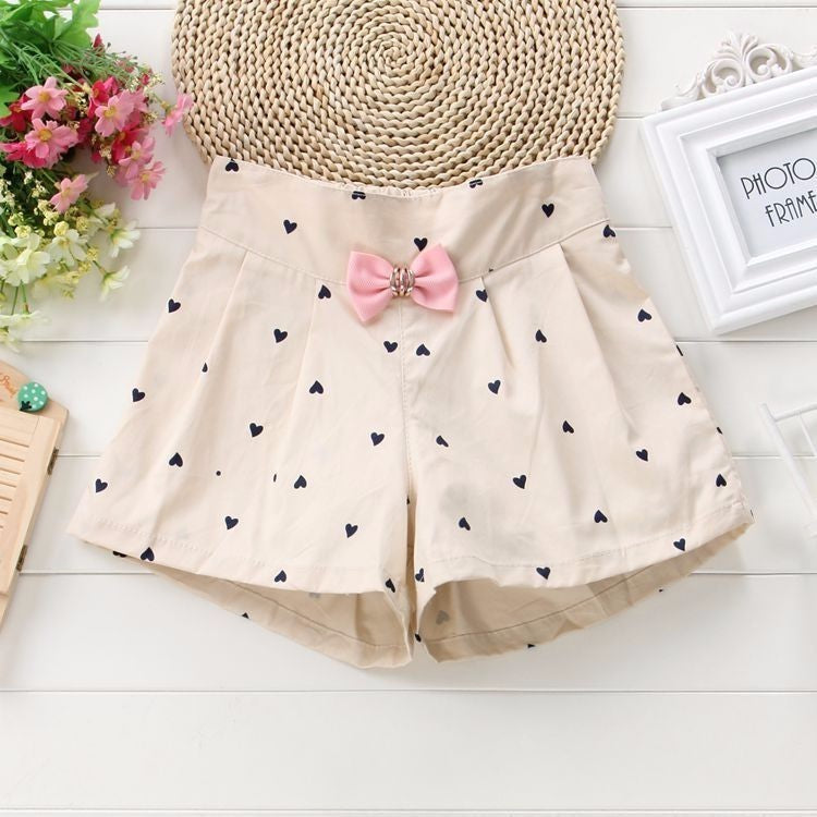 Kids Summer Shorts Bow Princess Shorts for Girls